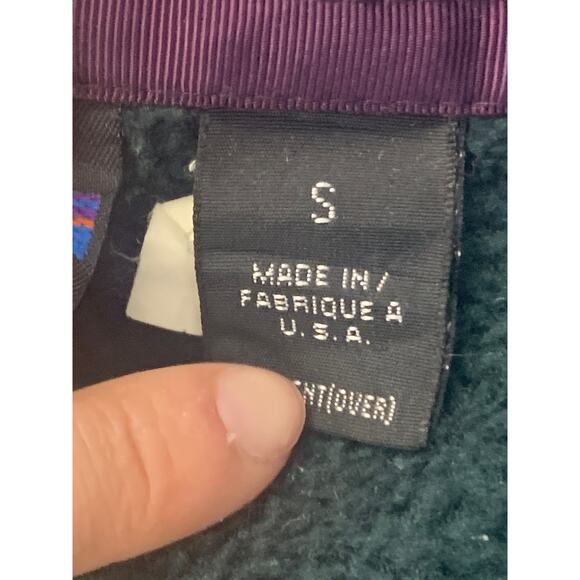 Patagonia Women's Synchilla Snap-T Fleece Pullover Sweater Green Size Small - Picture 4 of 6